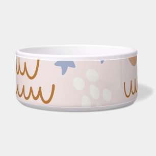 Cute dogs, stars, lines: vintage seamless