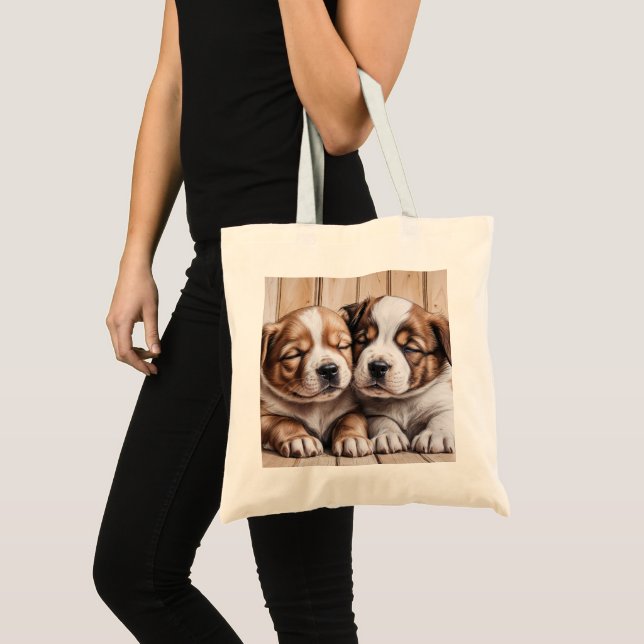cute Dogs Tote Bag (Front (Product))