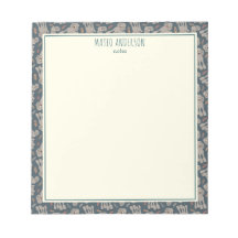 Cute Dogs with Plants Personalised Name Green