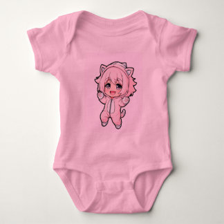 Cute Doll “In the Making” Design  Baby Bodysuit