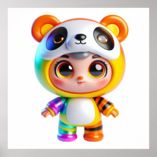 Cute Doll Wall Art Poster for Cosy Aesthetic Room