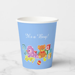 Cute Dolls (Blue) Paper Cup