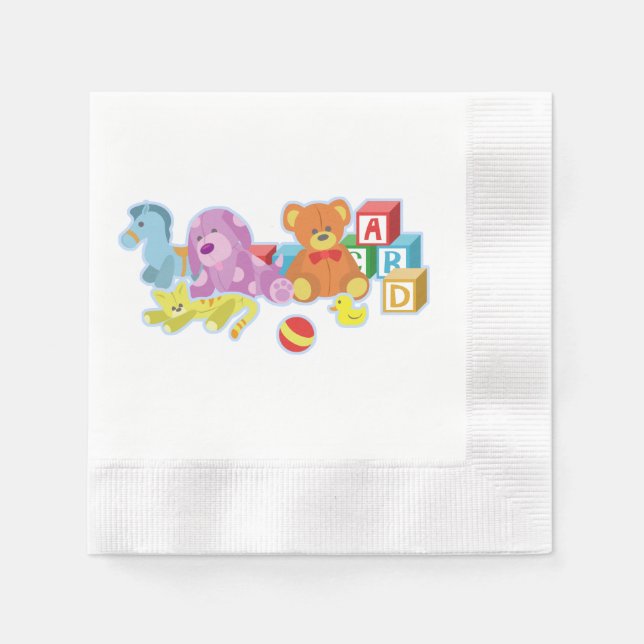 Cute Dolls Napkin (Front)