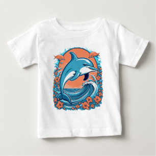 Cute dolphin Baby T-Shirt