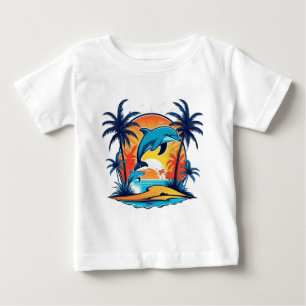  Cute dolphin Baby T-Shirt