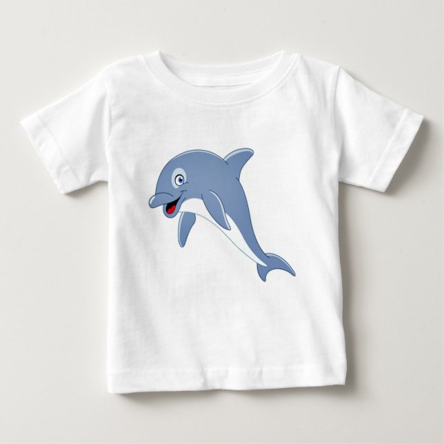 Cute Dolphin Baby T-Shirt (Front)