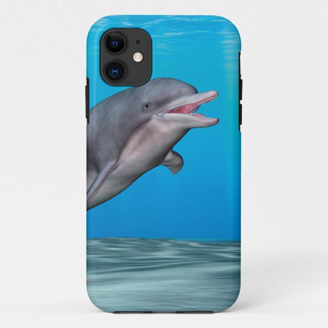 Cute Dolphin Case-Mate iPhone Case (Back)