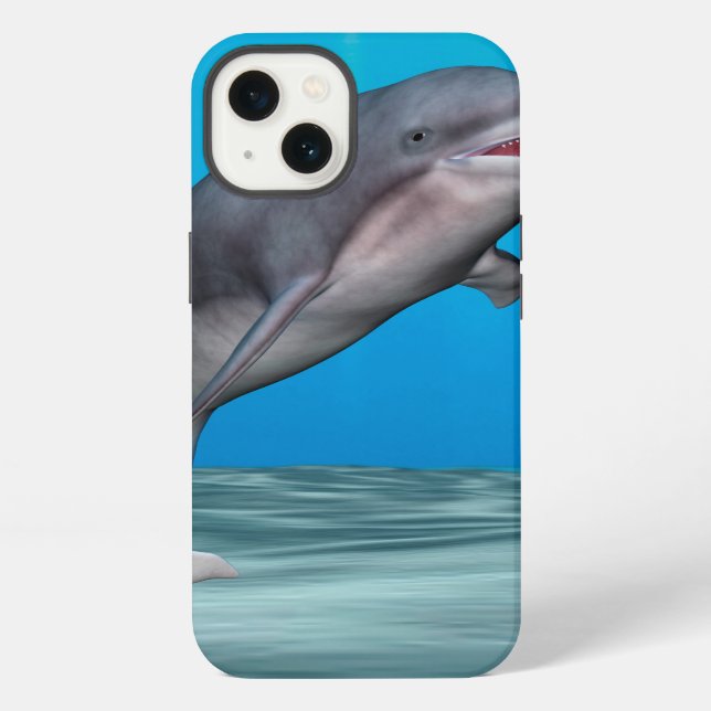 Cute Dolphin iPhone Case (Back)