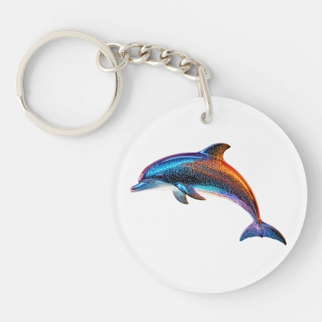 Cute Dolphin Key Ring (Front)