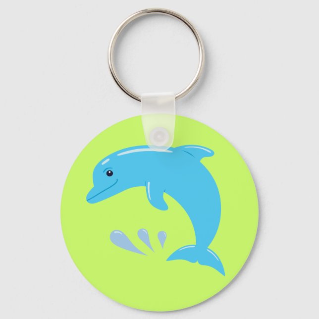 Cute Dolphin Key Ring (Front)