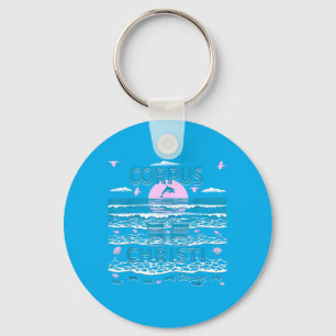 Cute Dolphin Lover Family Corpus Christi Tx Family Key Ring