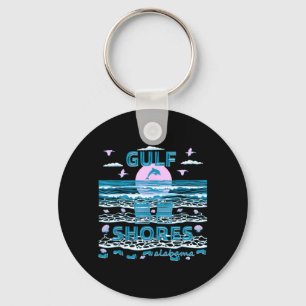 Cute Dolphin Lover Family Gulf Shores Al Family Key Ring
