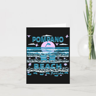 Cute Dolphin Lover Family Pompano Beach Fl Family Card