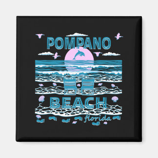 Cute Dolphin Lover Family Pompano Beach Fl Family Magnet