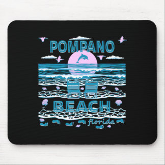 Cute Dolphin Lover Family Pompano Beach Fl Family Mouse Pad