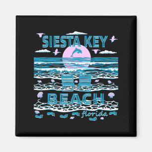 Cute Dolphin Lover Family Siesta Key Beach Fl Magnet