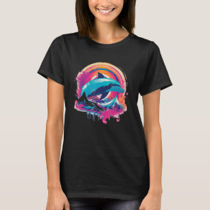 Cute Dolphin Men Women Kids Aquatic Ocean 10 T-Shirt