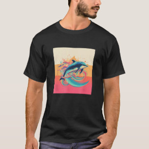 Cute Dolphin Men Women Kids Aquatic Ocean 20 T-Shirt