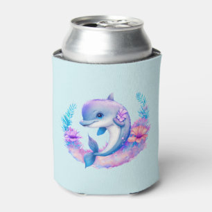Cute Dolphin Sea Creature Can Cooler