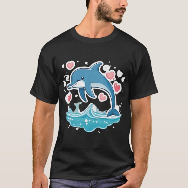 Cute dolphin T-Shirt (Front)