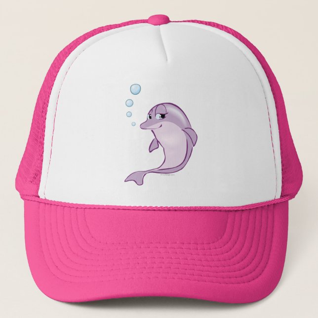 Cute Dolphin Trucker Hat (Front)