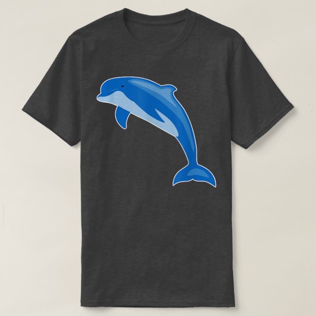 Cute Dolphinfor Kids  T-Shirt (Design Front)
