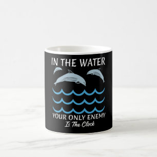 Cute Dolphins In The Water Coffee Mug