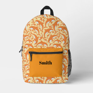 Cute Dolphins Printed Backpack