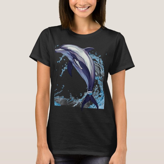 cute dolphins T-Shirt (Front)