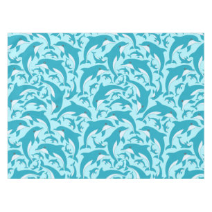 Cute Dolphins Tablecloth