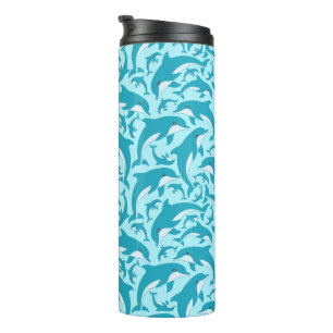 Cute Dolphins Thermal Tumbler