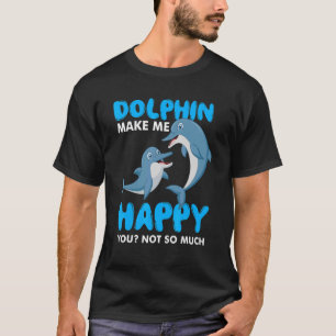 Cute Dolphins Whales Underwater world T-Shirt