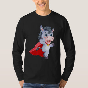 Cute Donkey Baby Mule Animal Farming Donkey Farmer T-Shirt
