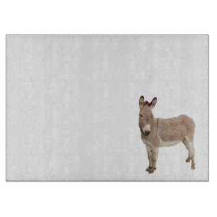 Cute Donkey Burro Photograph Cutting Board