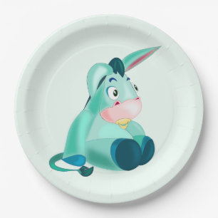 Cute Donkey Paper Plates