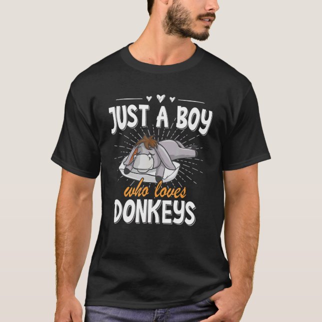 Cute Donkey Shirt Donkey Graphic_7 (Front)