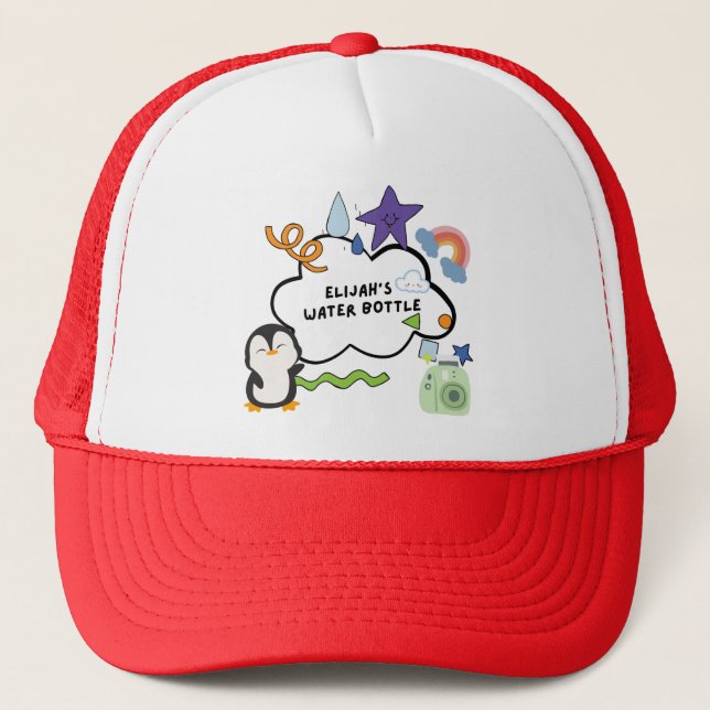 cute doodle hat / cap  (Front)