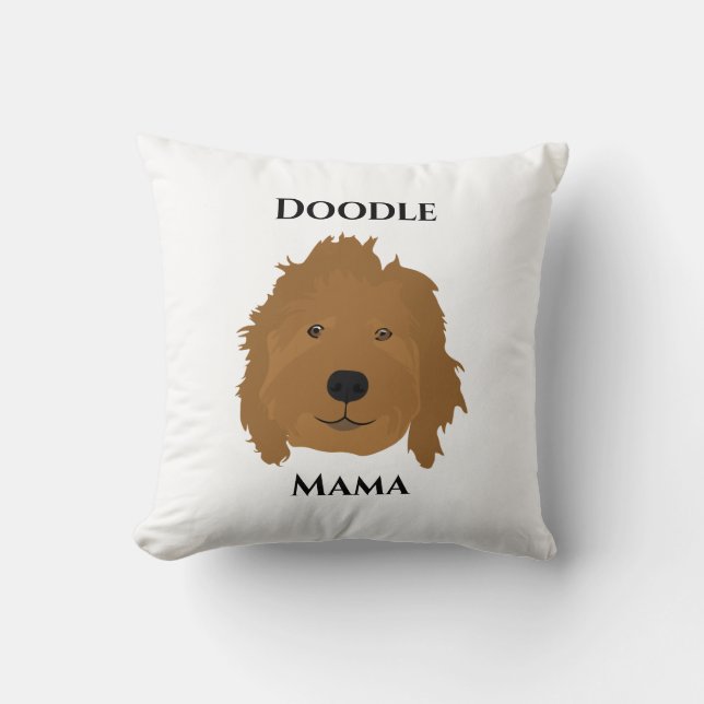 Cute Doodle Mama  Cushion (Front)