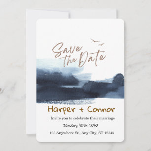 Cute Doodle Wedding Save the Date Invitation