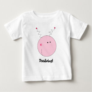 Cute Doodlebug Cartoon Baby T-Shirt