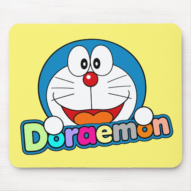 Cute Doraemon Fanart Mouse Pad (Front)