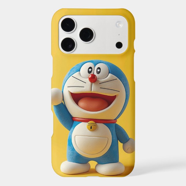 Cute Doremon Cartoon Cat Phone Case (Back)
