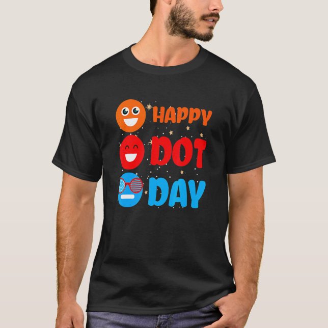 Cute Dot Pattern Smile September National Happy Do T-Shirt (Front)
