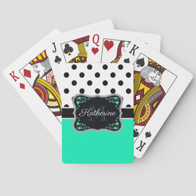 Cute Dots Playing Cards (Back)