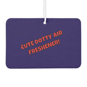 CUTE DOTTY AIR FRESHENER! CAR AIR FRESHENER