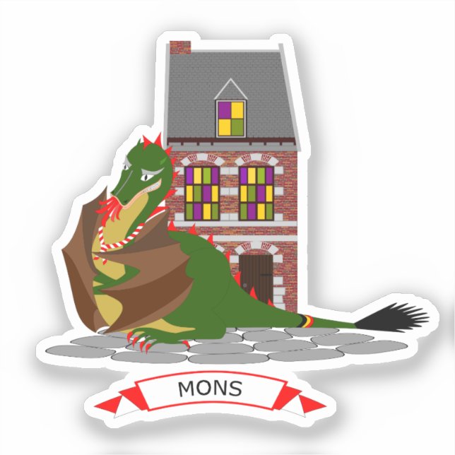 Cute Doudou Dragon of Mons (Front)