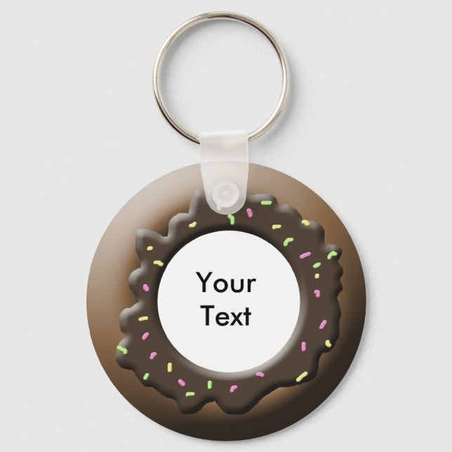 Cute Doughnut Key Ring (Front)