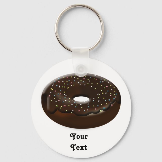 Cute Doughnut Key Ring (Front)