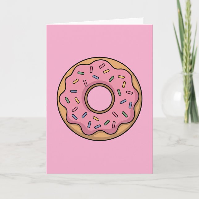 Cute Doughnut | Kids Card (Front)
