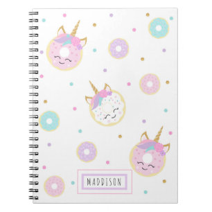 Cute Doughnut Notebook - Spiral Bound Notebook